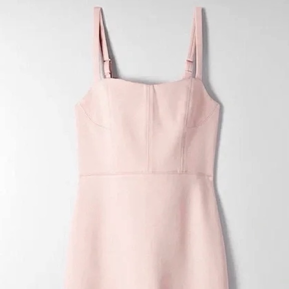 Babaton Aritzia Mini Dress Light Pink - size 4 - Picture 2 of 9